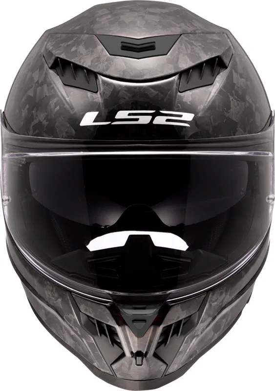 LS2 FF807 Dragon Carbon Forged Svart 6K Kolfiber