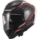 LS2 FF807 Dragon Carbon Subic Vit/Blå/Röd