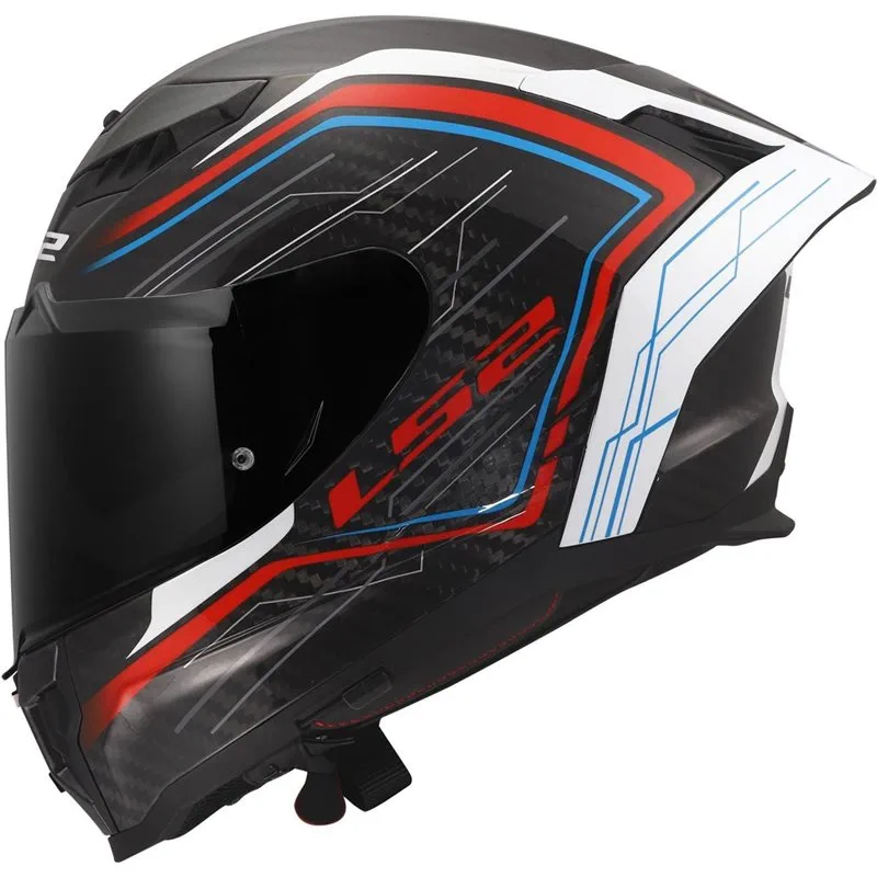 LS2 FF807 Dragon Carbon Subic Vit/Blå/Röd