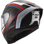 LS2 FF807 Dragon Carbon Subic Vit/Blå/Röd