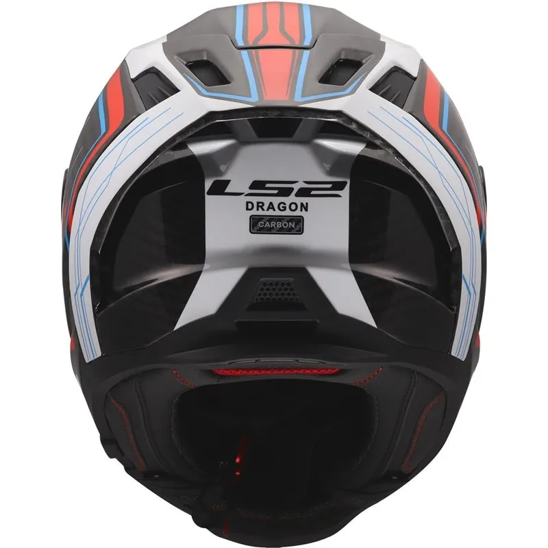 LS2 FF807 Dragon Carbon Subic Vit/Blå/Röd