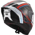 LS2 FF807 Dragon Carbon Subic Vit/Blå/Röd
