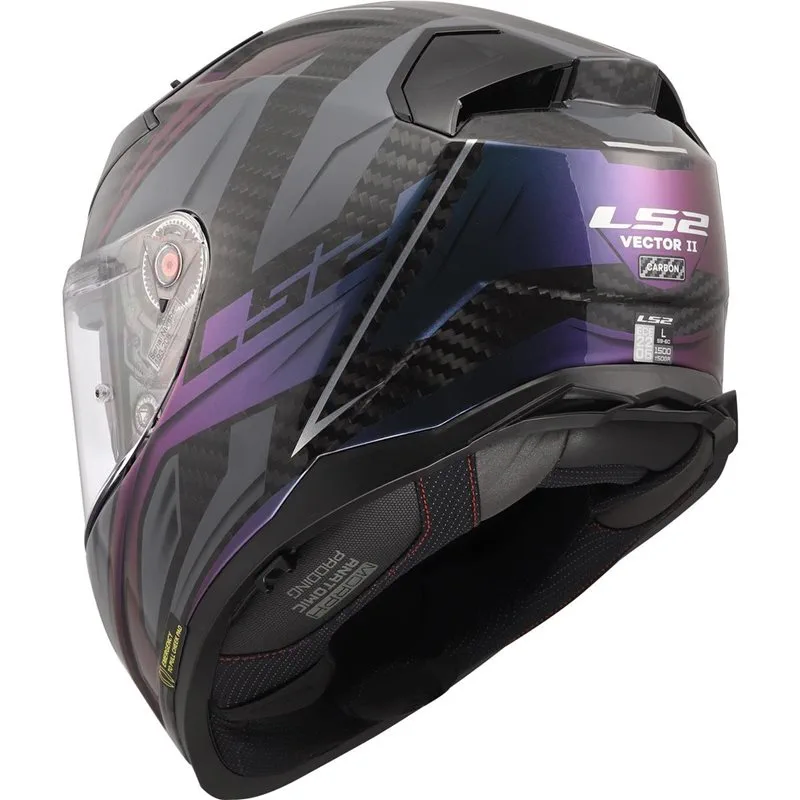 hjalm-ls2-ff811-vector-ii-carbon-savage-kameleont LS2 FF811 Vector II Carbon Savage Kameleont