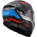 LS2 FF811 Vector II Carbon Savage Vit/Blå/Röd
