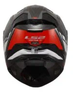 LS2 FF811 Vector II Carbon Savage Vit/Röd/Grå
