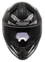 LS2 FF811 Vector II Carbon Savage Vit/Röd/Grå