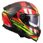 LS2 FF811 Vector II Carbon Tantic Röd/Gul