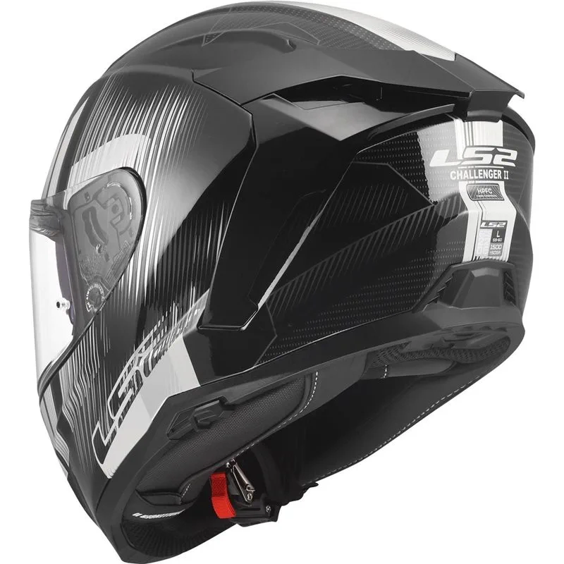 LS2 FF817 Challenger II Nitro Svart/Grå