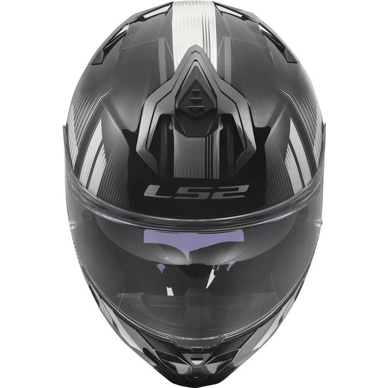 LS2 FF817 Challenger II Nitro Svart/Grå