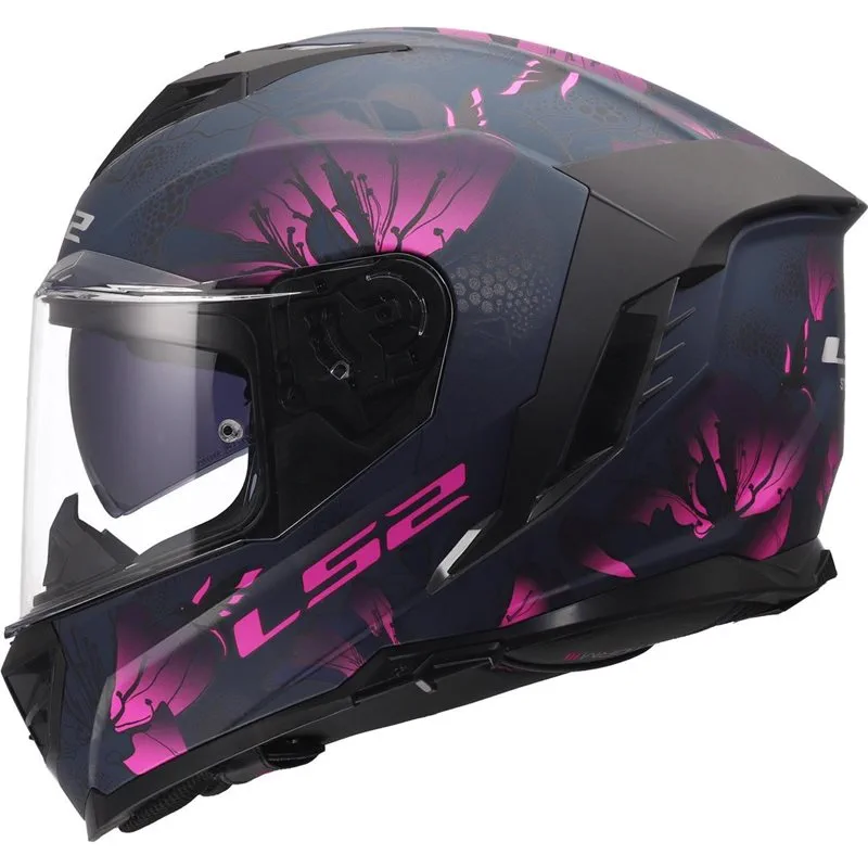 hjalm-ls2-ff818-storm-iii-burst-svartrosa LS2 FF818 Storm III Burst Svart/Rosa