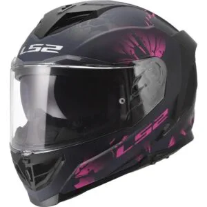 LS2 FF818 Storm III Burst Svart/Rosa