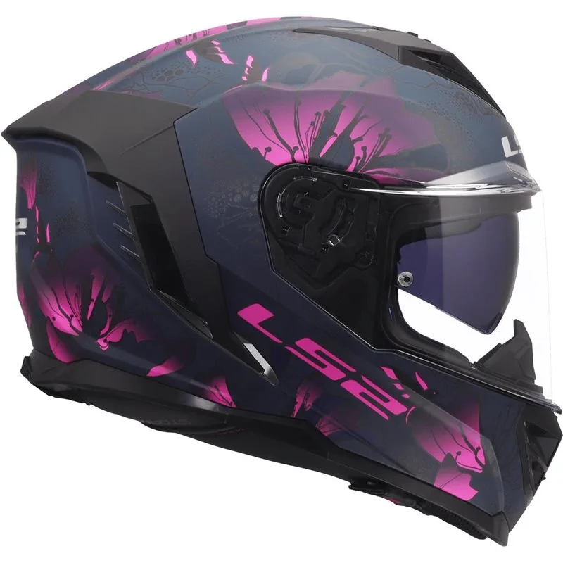 LS2 FF818 Storm III Burst Svart/Rosa