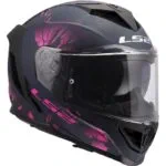 LS2 FF818 Storm III Burst Svart/Rosa