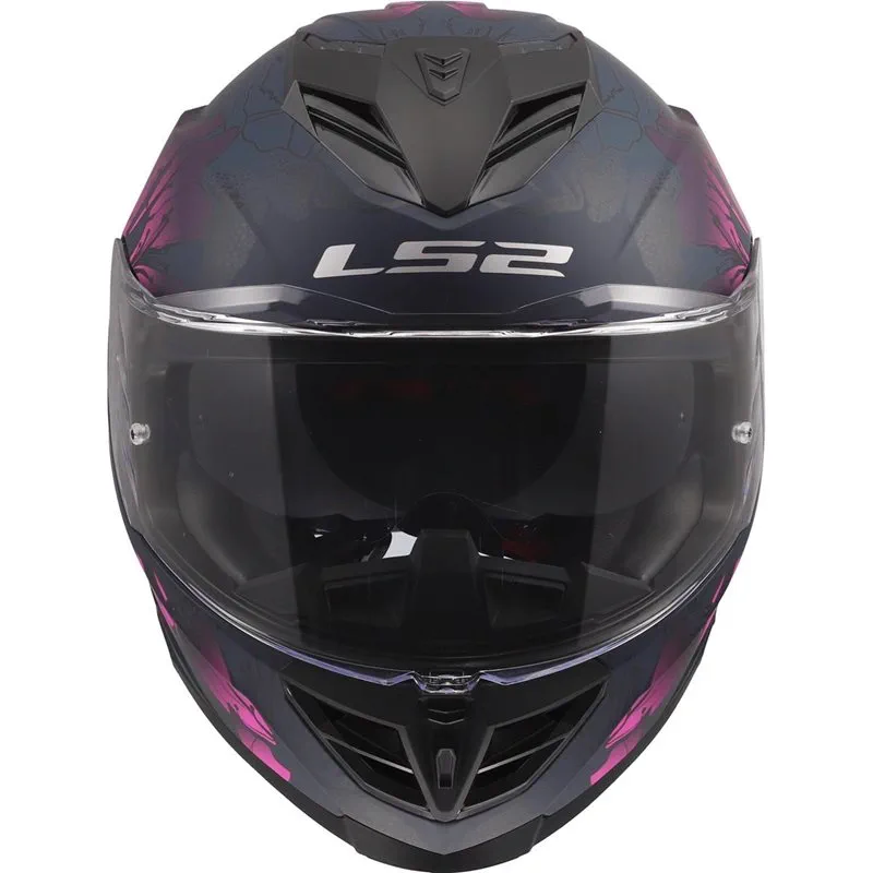 LS2 FF818 Storm III Burst Svart/Rosa