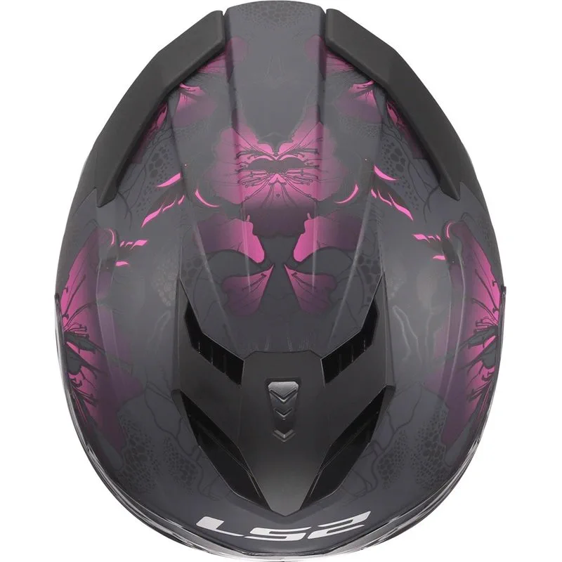 LS2 FF818 Storm III Burst Svart/Rosa