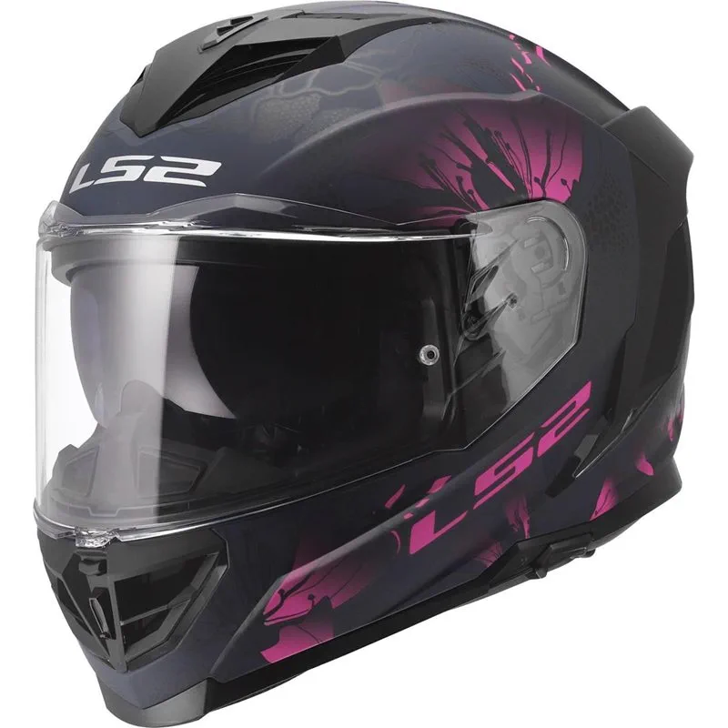 hjalm-ls2-ff818-storm-iii-burst-svartrosa LS2 FF818 Storm III Burst Svart/Rosa