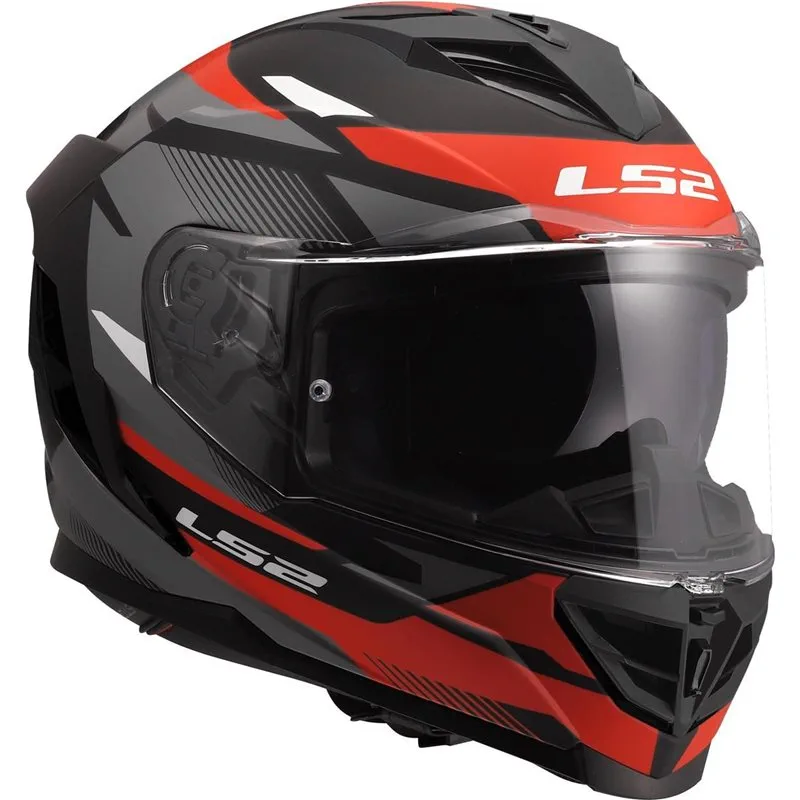 LS2 FF818 Storm III Komai Svart/Röd
