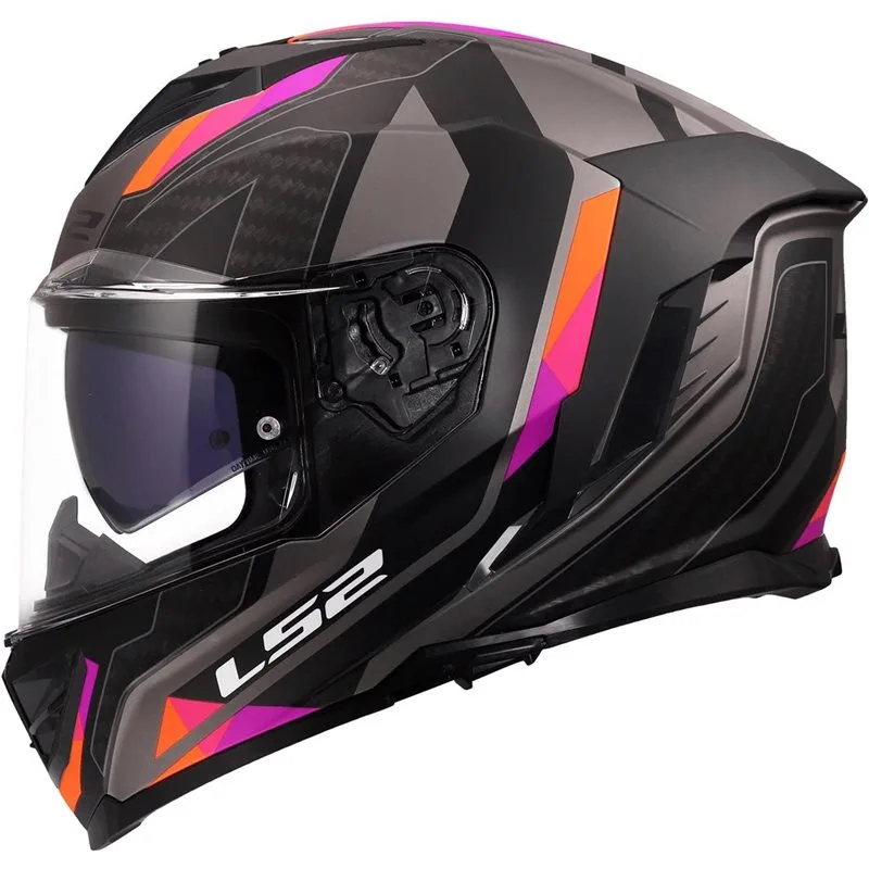 hjalm-ls2-ff818-storm-iii-sporty-gralila LS2 FF818 Storm III Sporty Grå/Lila