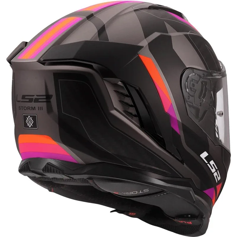 LS2 FF818 Storm III Sporty Grå/Lila