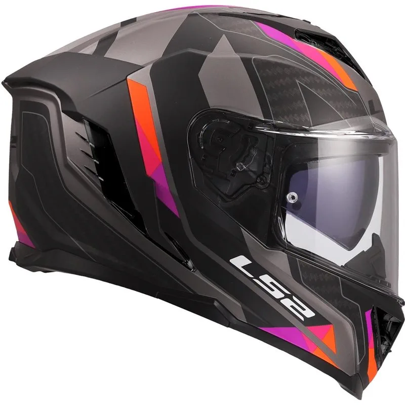 LS2 FF818 Storm III Sporty Grå/Lila