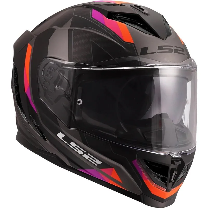LS2 FF818 Storm III Sporty Grå/Lila