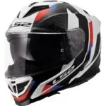 LS2 FF818 Storm III Integralhjälm - Sportig Vit/Blå/Röd MC Hjälm