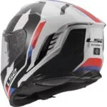 LS2 FF818 Storm III Integralhjälm - Sportig Vit/Blå/Röd MC Hjälm