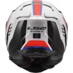 LS2 FF818 Storm III Integralhjälm - Sportig Vit/Blå/Röd MC Hjälm