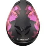 LS2 FF820 Rapid III Poppies II Svart/Rosa