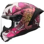 LS2 FF820 Rapid III Poppies II Vit/Rosa