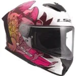 LS2 FF820 Rapid III Poppies II Vit/Rosa