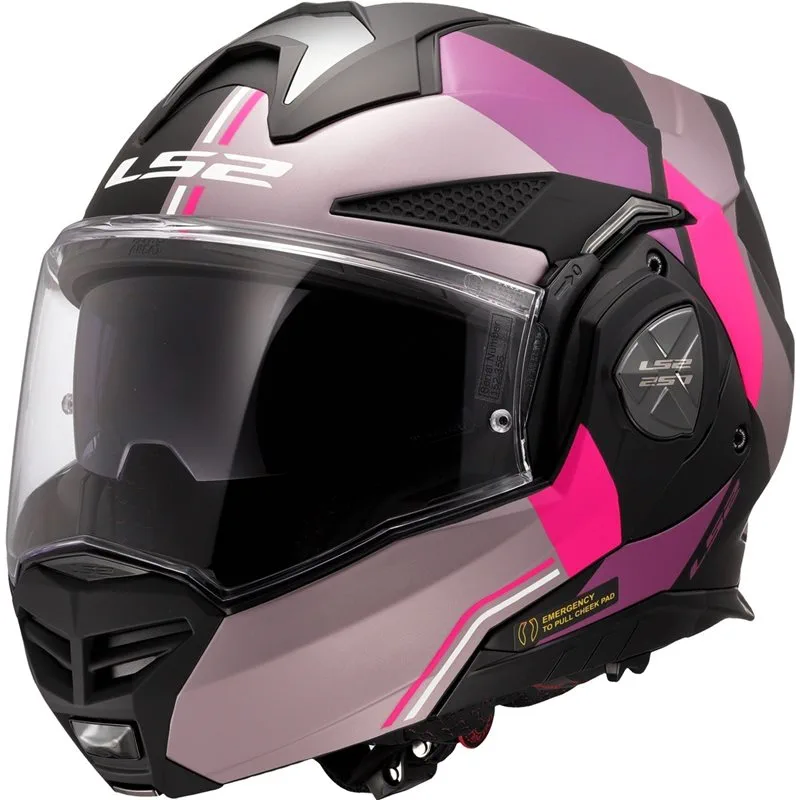hjalm-ls2-ff901-advant-x-ultra-gralila LS2 FF901 Advant X Ultra Grå/Lila