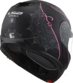LS2 FF908 Strobe II Lux Matt Svart/Rosa