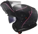 LS2 FF908 Strobe II Lux Matt Svart/Rosa