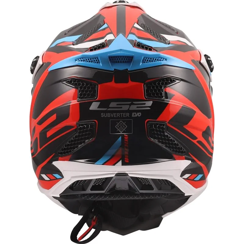 LS2 MX700 Subverter Stomp Vit/Blå/Röd
