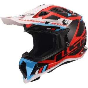 LS2 MX700 Subverter Stomp Vit/Blå/Röd