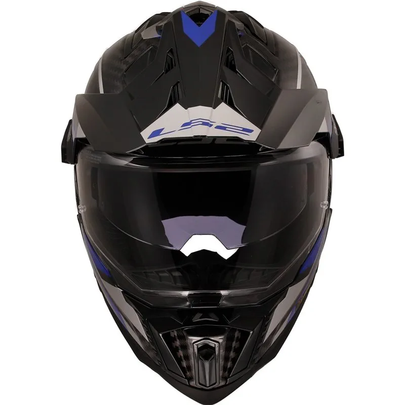 hjalm-ls2-mx701-explorer-carbon-adventure-bla LS2 MX701 Explorer Carbon Adventure Blå