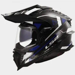 LS2 MX701 Explorer Carbon Adventure Blå