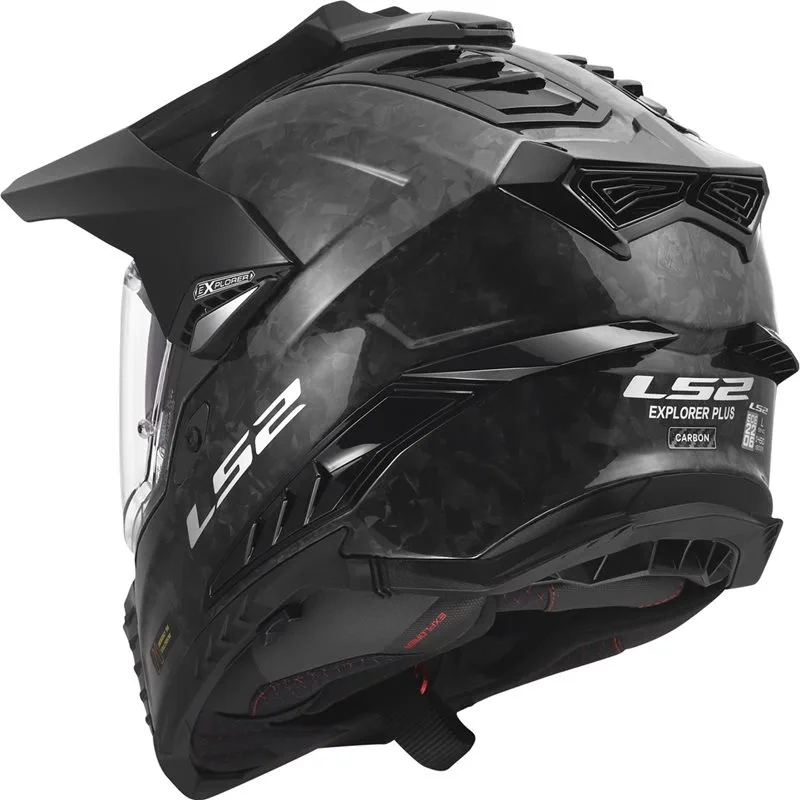LS2 MX701 Explorer Carbon Forged Svart