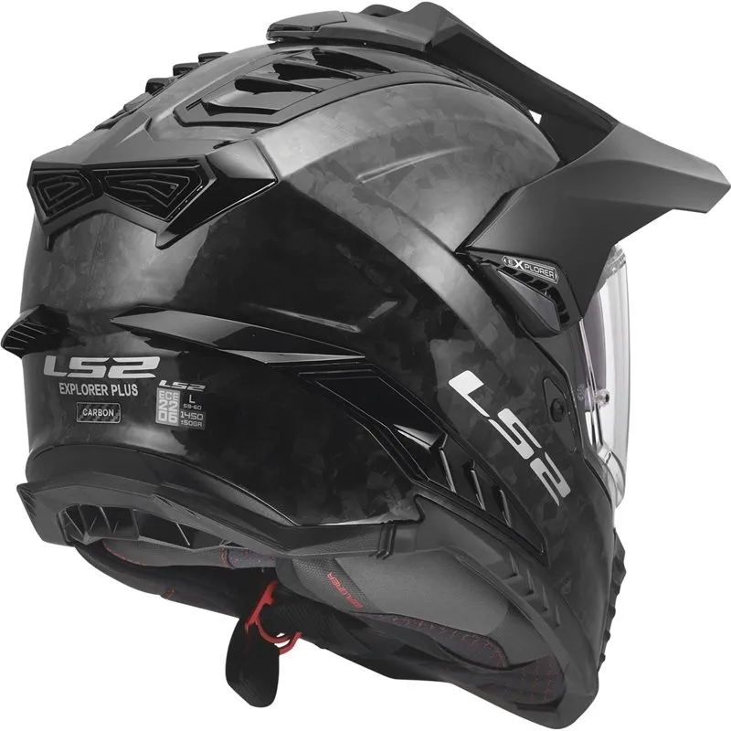 LS2 MX701 Explorer Carbon Forged Svart
