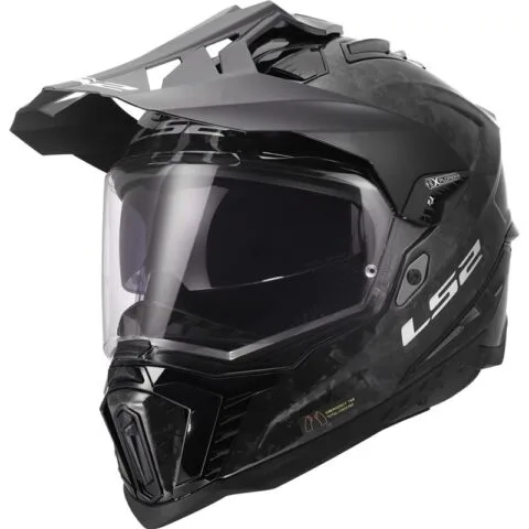 LS2 MX701 Explorer Carbon Forged Svart