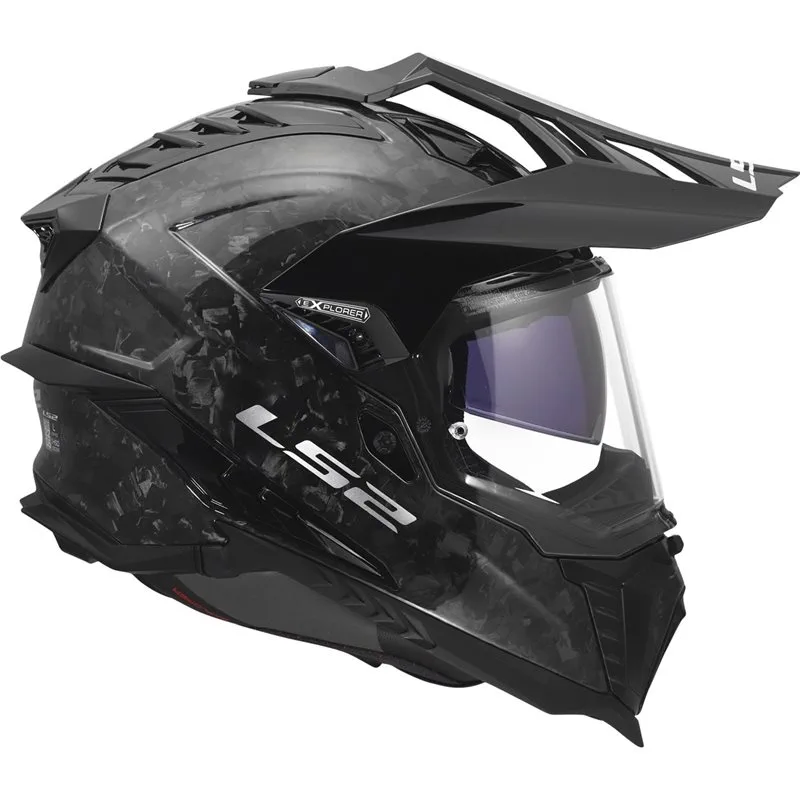 LS2 MX701 Explorer Carbon Forged Svart