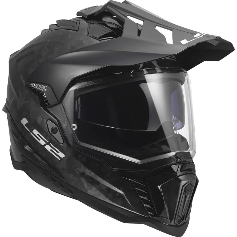 LS2 MX701 Explorer Carbon Forged Svart