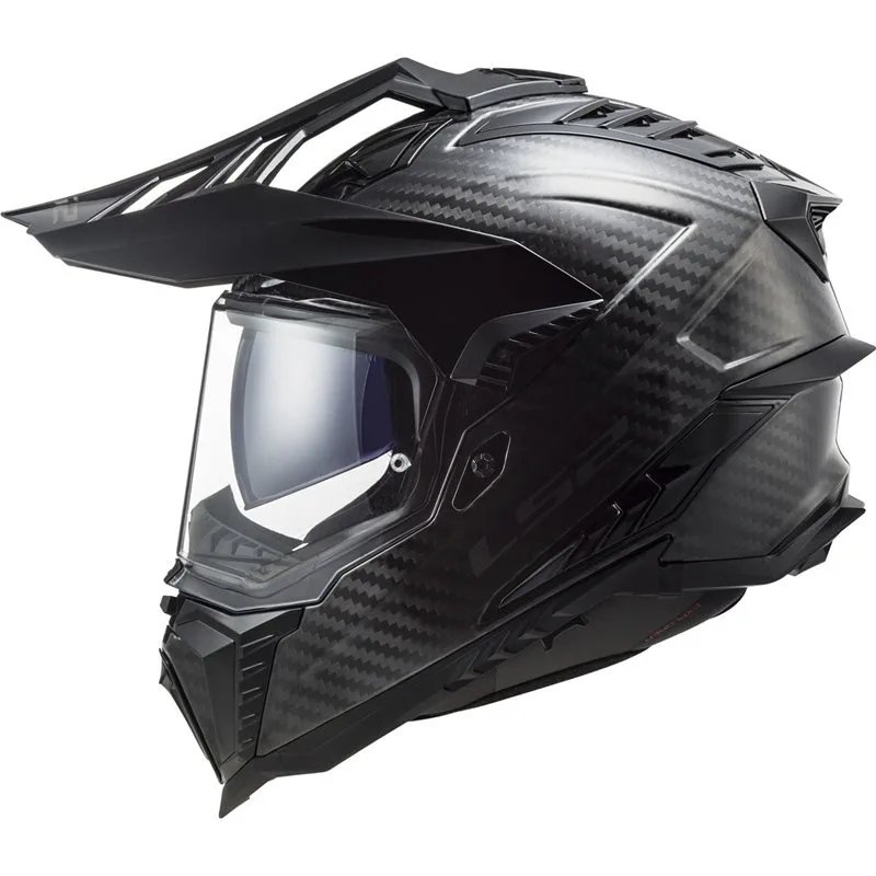 hjalm-ls2-mx701-explorer-carbon-svart LS2 MX701 Explorer Carbon Svart