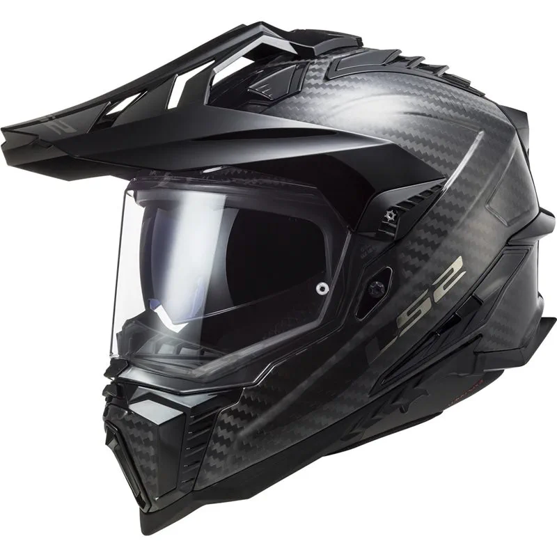 hjalm-ls2-mx701-explorer-carbon-svart LS2 MX701 Explorer Carbon Svart