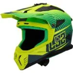 LS2 MX708 Fast II Duck Matt Grön/Gul