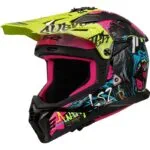 LS2 MX708 Fast II Gorilla Lila/Gul