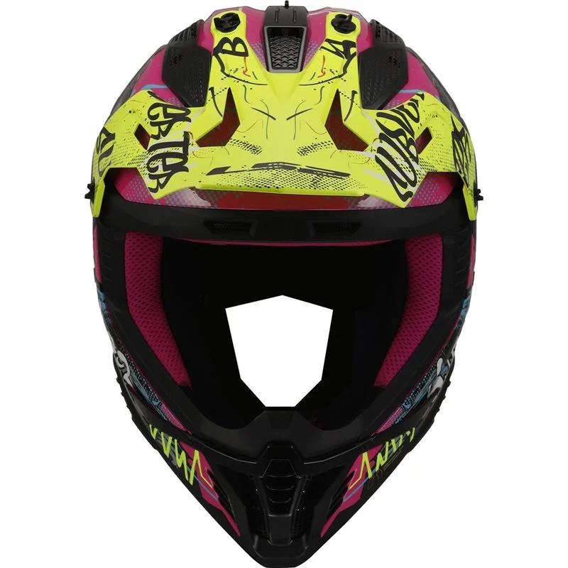 LS2 MX708 Fast II Gorilla Lila/Gul