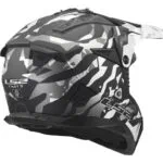 LS2 MX708 Fast II Grotesk Svart/Grå