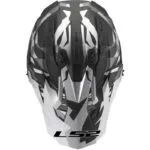 LS2 MX708 Fast II Grotesk Svart/Grå